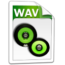 Audio WAV Icon, Audio WAV,Aero Vista,Application