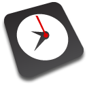 clock 128x128 Icon, clock 128x128,Comic iPhone 2,Application,