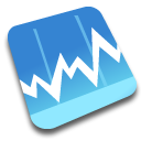 graph 128x128 Icon, graph 128x128,Comic iPhone 2,Application,