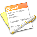 kword Icon, kword,Crystal Project Application,Application,
