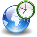 kworldclock Icon, kworldclock,Crystal Project Application,Application,