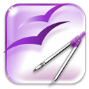 openofficeorg 20 draw Icon, openofficeorg 20 draw,Crystal Project Application,Application,