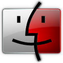 Finder red Icon, Finder red,Finder colors,Application,