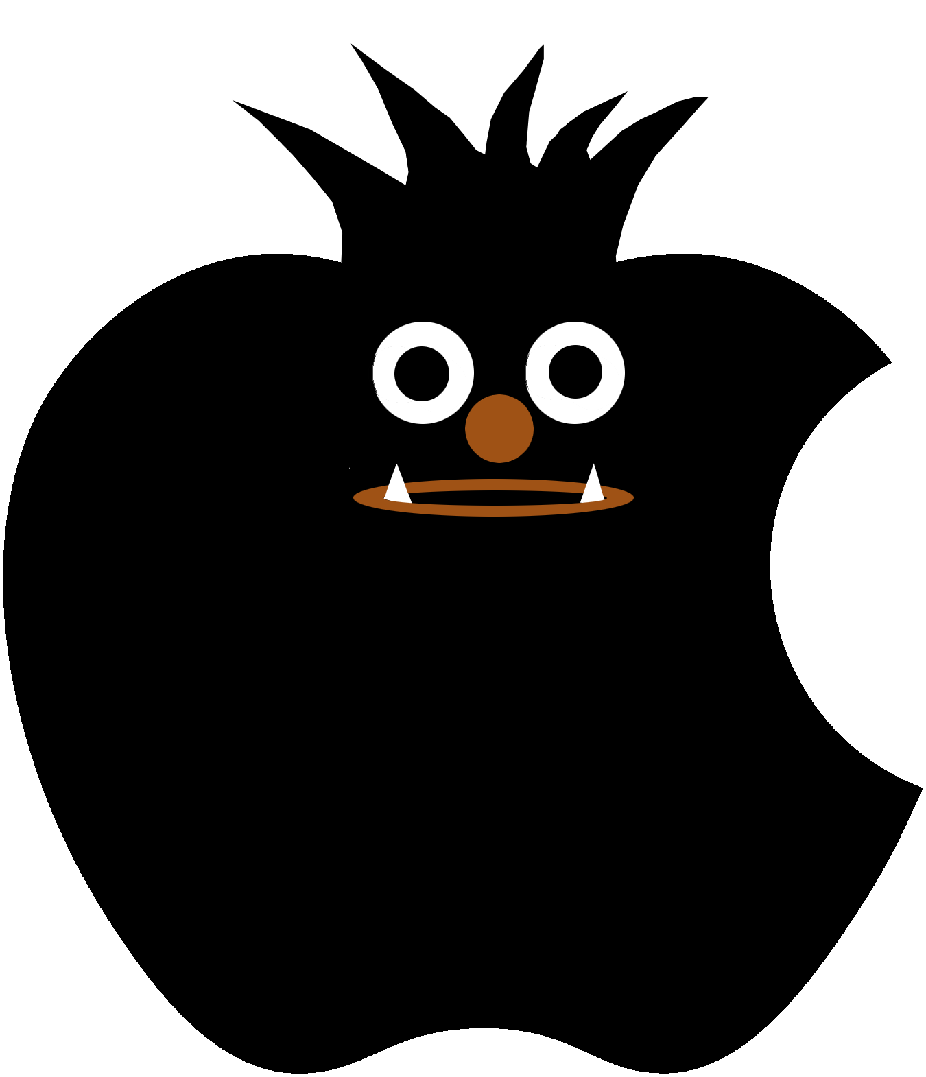 LocoRoco Black Icon, LocoRoco Black,Loco Roco Apple - Icons,Application,http://iFab.deviantart.com/art/Loco-Roco-Apple-Icons-65543082