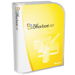Office Excel Icon, Office Excel,Microsoft 2007 Boxes,Application,