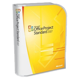 Office Project Standard Icon, Office Project Standard,Microsoft 2007 Boxes,Application,