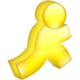 AIM yellow Icon, AIM yellow,Soft Dimension,Application,