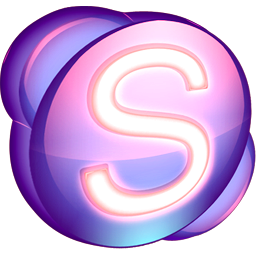 Skype purple Icon, Skype purple,Soft Dimension,Application,