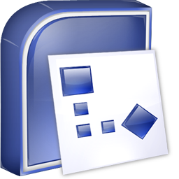 Visio Icon, Visio,Soft Dimension,Application,