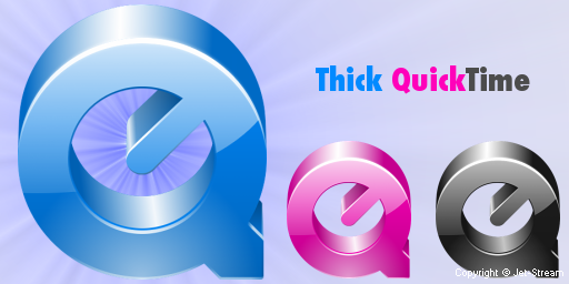 Thick QuickTime Prv Icon, Thick QuickTime Prv,Thick QuickTime,Application,http://Jet-Stream.deviantart.com/art/Thick-QuickTime-93443010