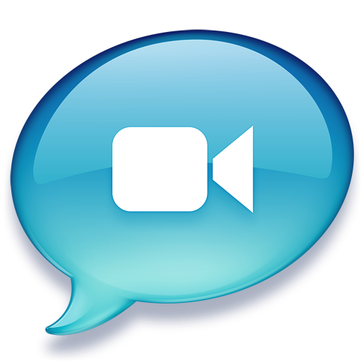 iChat lichtblauw Icon, iChat lichtblauw,iChat multi-colours,Application,http://Danielcakici.deviantart.com/art/iChat-multi-colours-84046088