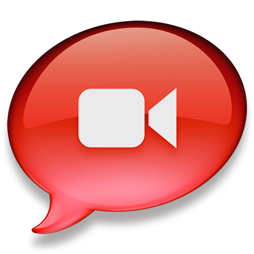 iChat rood Icon, iChat rood,iChat multi-colours,Application,http://Danielcakici.deviantart.com/art/iChat-multi-colours-84046088
