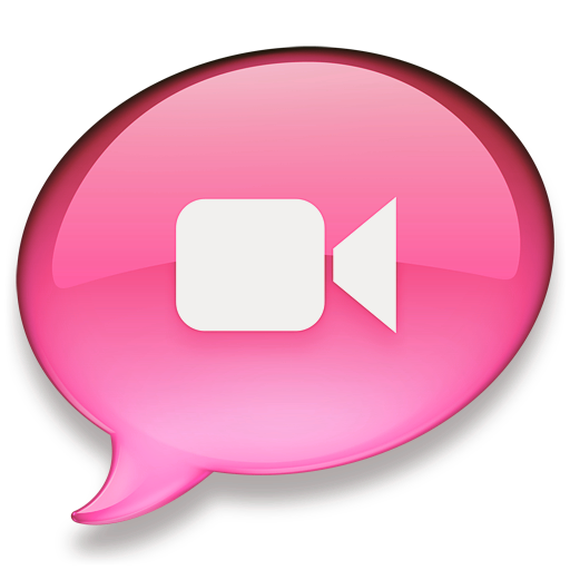 iChat roze Icon, iChat roze,iChat multi-colours,Application,http://Danielcakici.deviantart.com/art/iChat-multi-colours-84046088