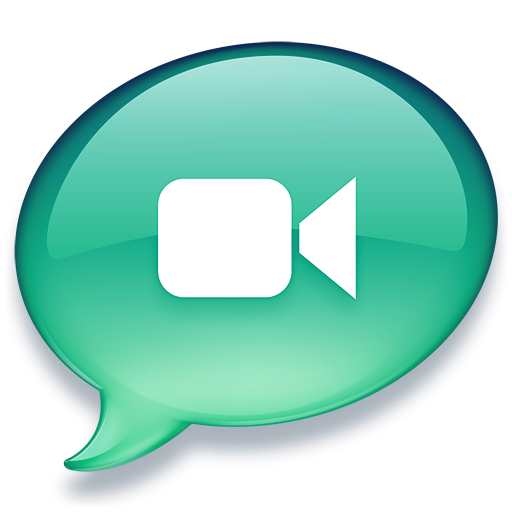 iChat zeegroen Icon, iChat zeegroen,iChat multi-colours,Application,http://Danielcakici.deviantart.com/art/iChat-multi-colours-84046088