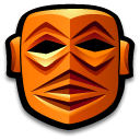 Raratonga Mask Icon, Raratonga Mask,Tribal Masks,Art,