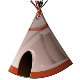 Teepee Icon, Teepee,Wild west,Art,