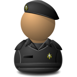Elite Captain Black Shielded Icon, Elite Captain Black Shielded,Elite Captains,Avatar