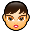 Female Face FA 2 Icon, Female Face FA 2,Face Avatars,Avatar