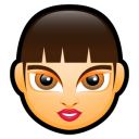 Female Face FA 3 Icon, Female Face FA 3,Face Avatars,Avatar