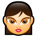 Female Face FA 4 Icon, Female Face FA 4,Face Avatars,Avatar