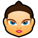 Female Face FB 2 Icon, Female Face FB 2,Face Avatars,Avatar