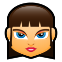 Female Face FB 3 Icon, Female Face FB 3,Face Avatars,Avatar
