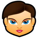 Female Face FB 4 Icon, Female Face FB 4,Face Avatars,Avatar