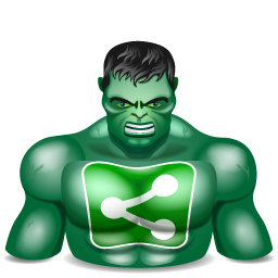 sharethis hulk Icon, sharethis hulk,Social Superheroes,Avatar