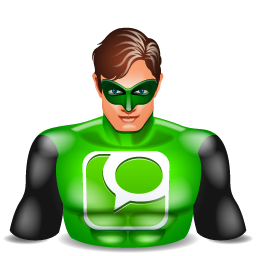 technorati greenlantern Icon, technorati greenlantern,Social Superheroes,Avatar