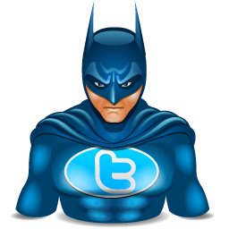twitter batman Icon, twitter batman,Social Superheroes,Avatar