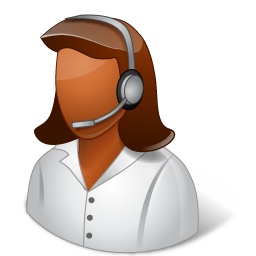Occupations Technical Support Representative Female Dark Icon, Occupations Technical Support Representative Female Dark,Vista People,Avatar