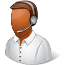 Occupations Technical Support Representative Male Dark Icon, Occupations Technical Support Representative Male Dark,Vista People,Avatar
