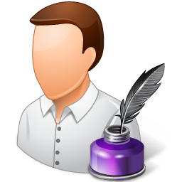 Occupations Writer Male Light Icon, Occupations Writer Male Light,Vista People,Avatar