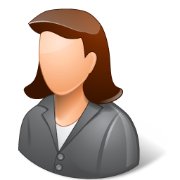 Office Client Female Light Icon, Office Client Female Light,Vista People,Avatar