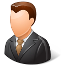 Office Client Male Light Icon, Office Client Male Light,Vista People,Avatar