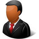 Office Customer Male Dark Icon, Office Customer Male Dark,Vista People,Avatar