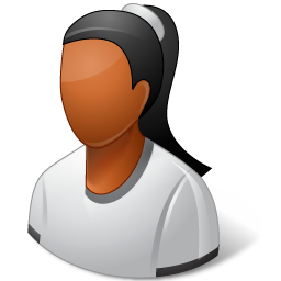 Person Female Dark Icon, Person Female Dark,Vista People,Avatar