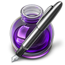 Purple Fire w silver pen Icon, Purple Fire w silver pen,Pages-Ink never looked so good,Business,http://Pinky-von-Pout.deviantart.com/art/Pages-Ink-never-looked-so-good-62125799