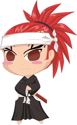 Abarai Renji as Chibi by rukichen Icon, Abarai Renji as Chibi by rukichen,Bleach Chibi Icons for mac,Cartoon,http://rukichen.deviantart.com/art/Bleach-Chibi-Icons-for-mac-80410190