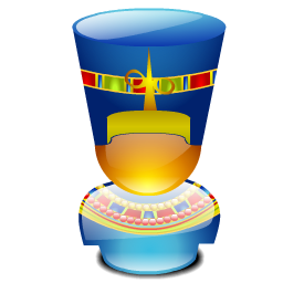 Nefertiti Icon, Nefertiti,Egypt lumina tiny,Cartoon,