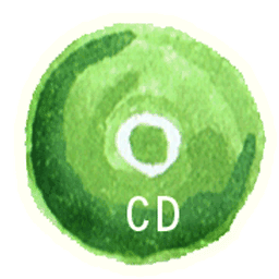 CD Icon, CD,Red Little Shoes,Cartoon