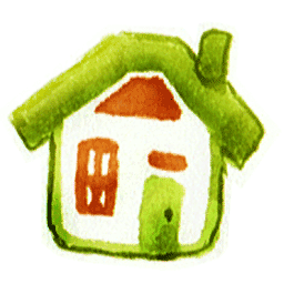 Home Icon, Home,Red Little Shoes,Cartoon