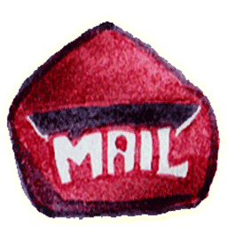 Mail 3 Icon, Mail 3,Red Little Shoes,Cartoon