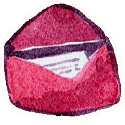 Mail Icon, Mail,Red Little Shoes,Cartoon