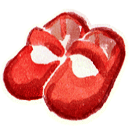 RedShoe Icon, RedShoe,Red Little Shoes,Cartoon