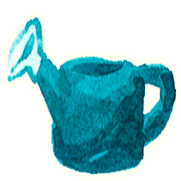 Waterin Can Icon, Waterin Can,Red Little Shoes,Cartoon