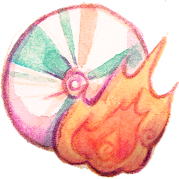 Burn Icon, Burn,Summer Love Cicadas,Cartoon