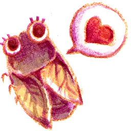 Cicada Icon, Cicada,Summer Love Cicadas,Cartoon