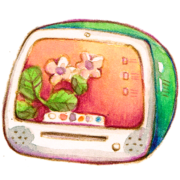 Computer Icon, Computer,Summer Love Cicadas,Cartoon