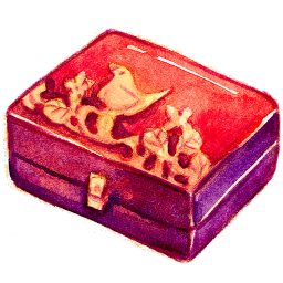 Personal Storage Box Icon, Personal Storage Box,Summer Love Cicadas,Cartoon